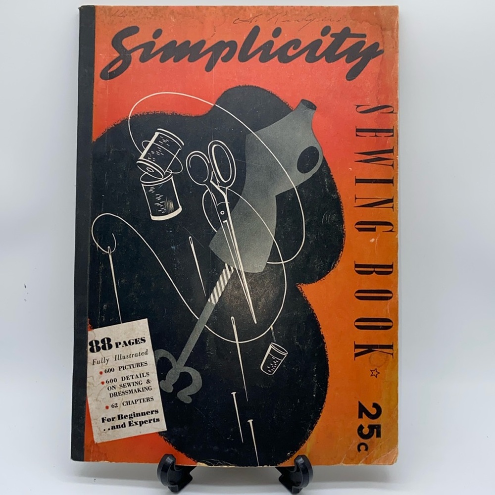 1940 Simplicity Sewing Book Fully Illustrated 600 Pictures